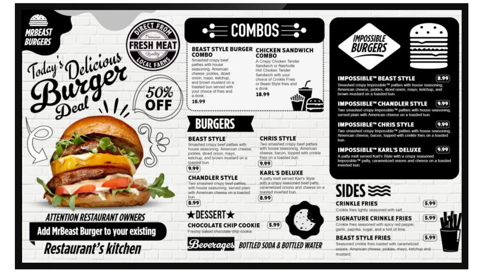 Burger Menu 3